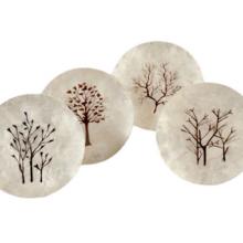 Capiz Eco Tree Plates